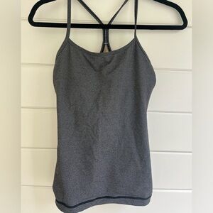 Lululemon strappy tank with built in shelf bra. Size 6